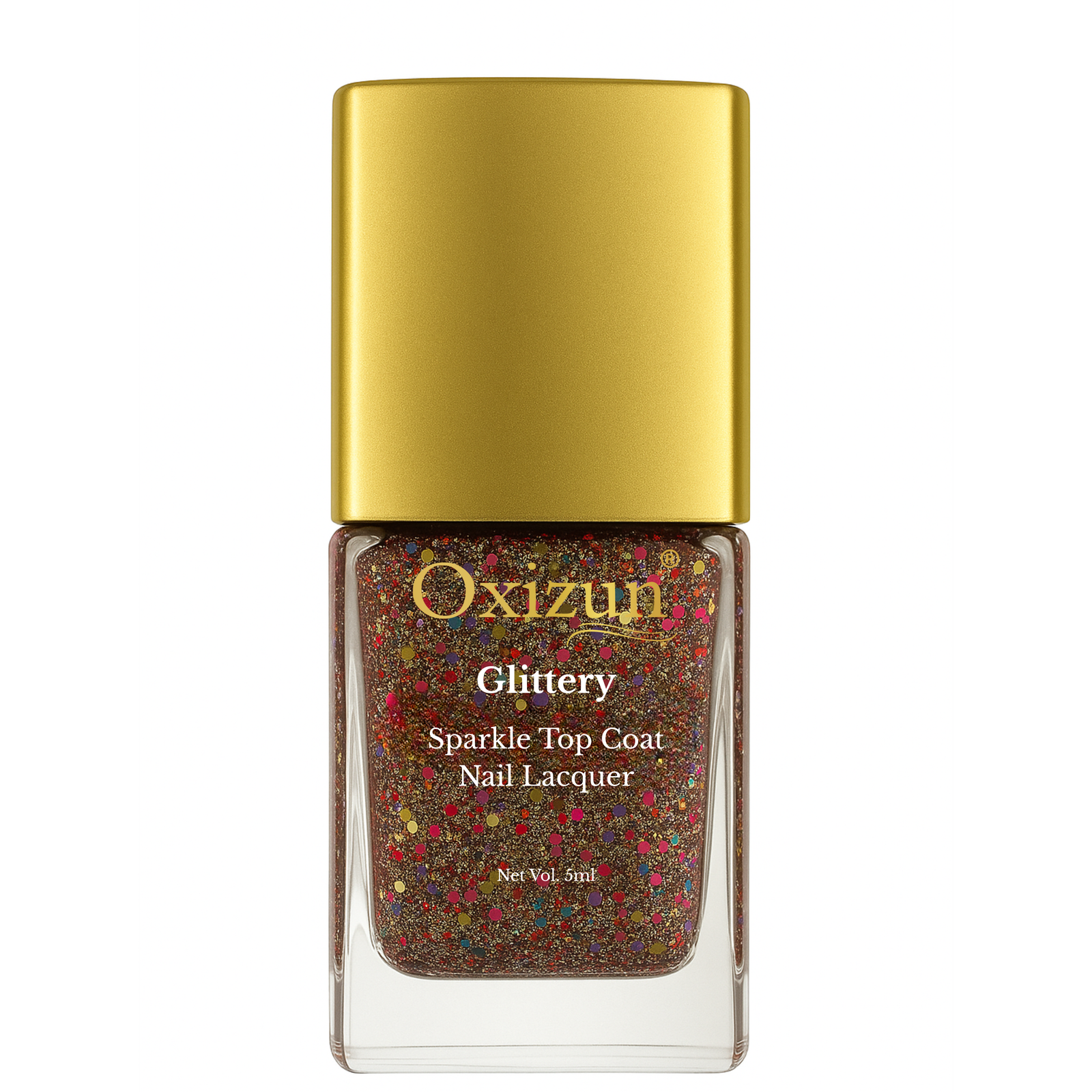 Glittery - Sparkle Top Coat Nail Lacquer