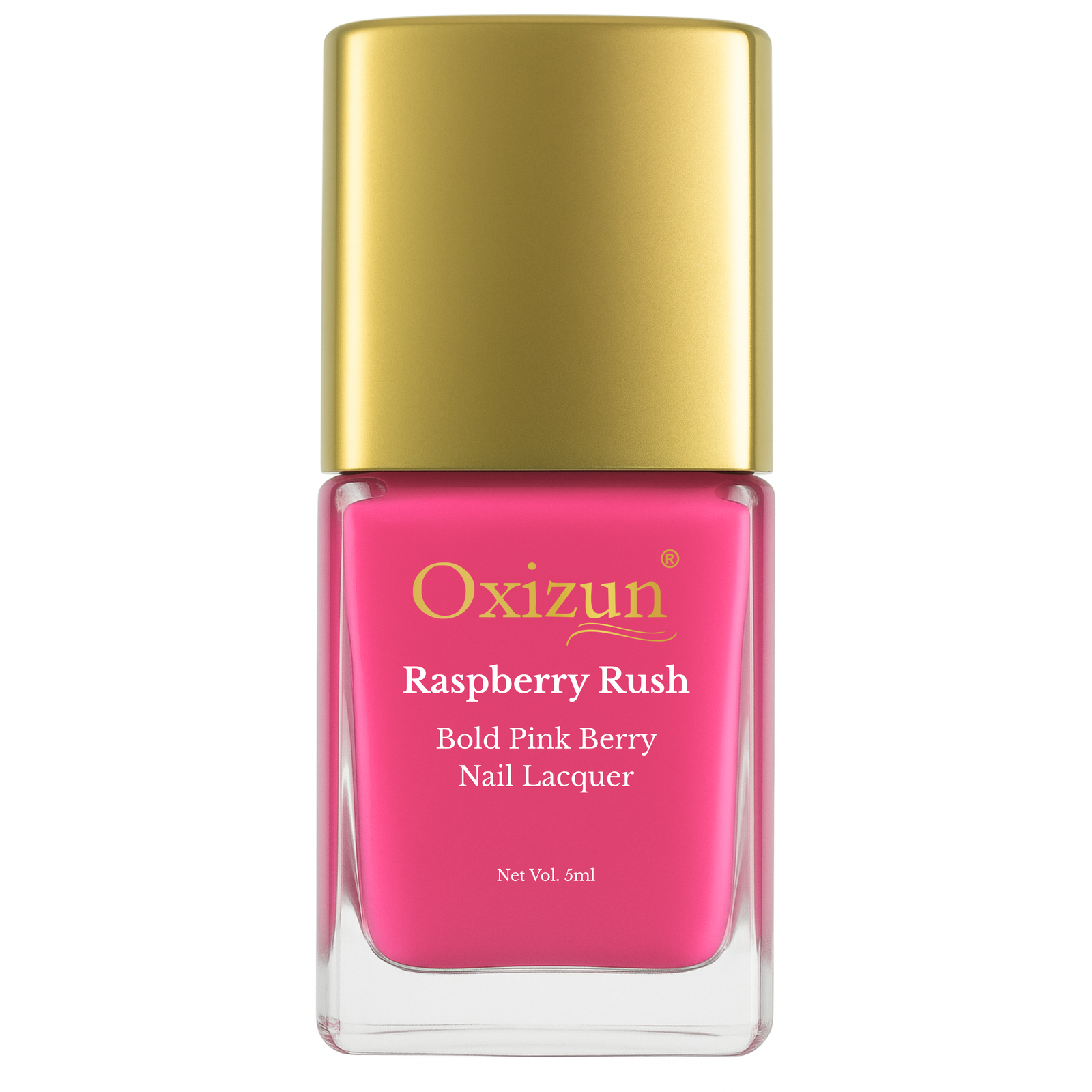 Raspberry Rush - Bold Pink Berry Nail Lacquer
