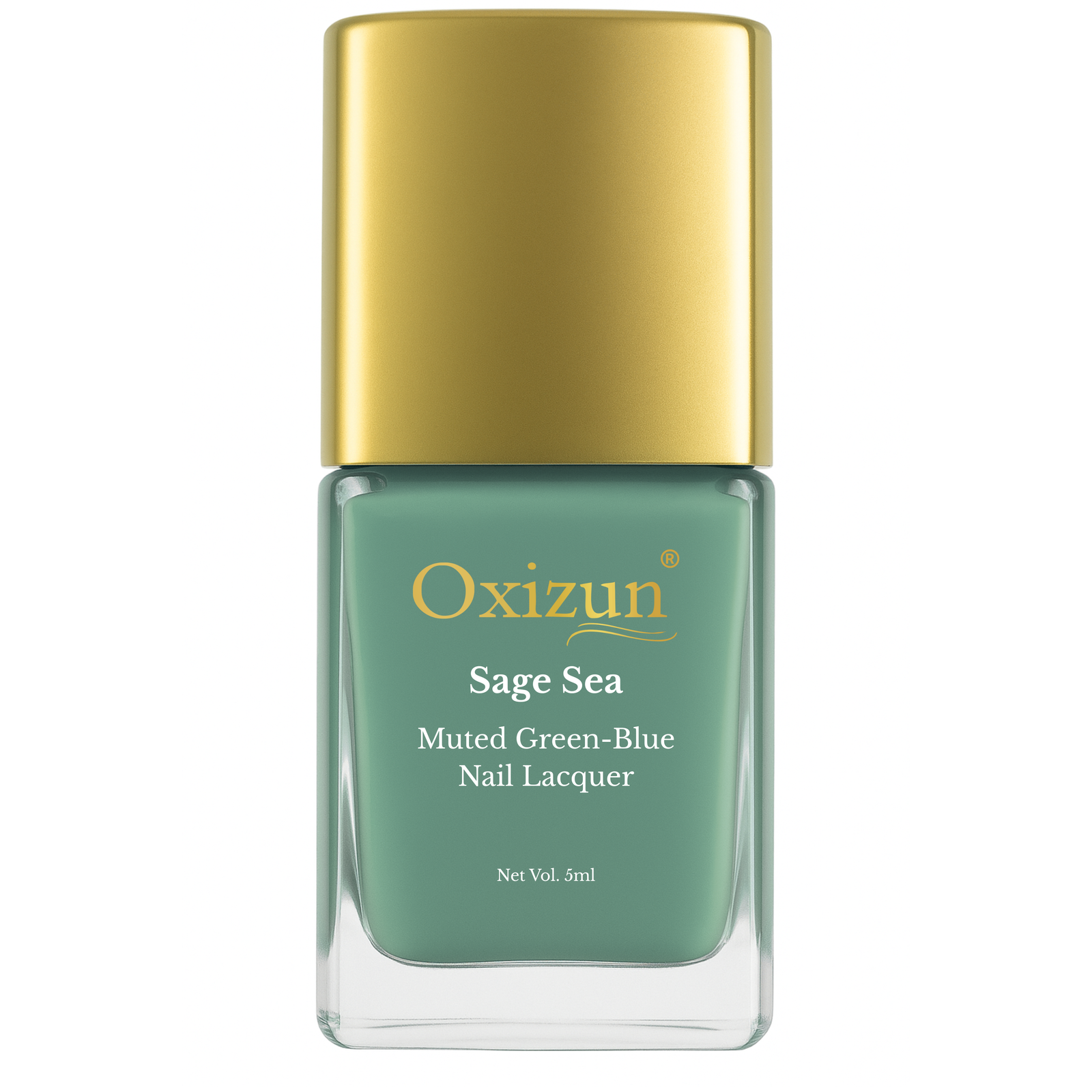 Sage Sea - Muted Green-Blue Nail Lacquer